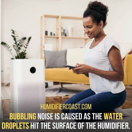 Water droplets - Why Is My Humidifier Making Bubbling Noise