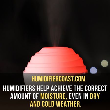 Moisture in dry and cold weather 