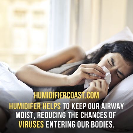 Humidifier helps keep our airway moist and reduce the risk of viruses - Difference between a humidifier and heater.