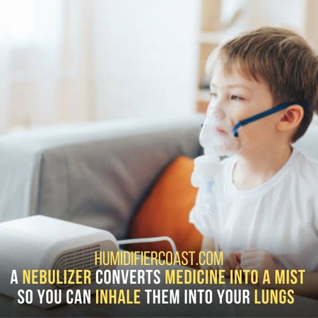 Type Of Liquid Use In The Products - Difference Between A Humidifier And A Nebulizer