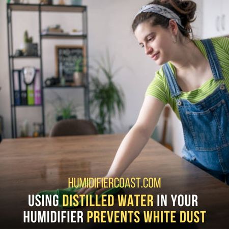  Distilled Water Prevents White Dust