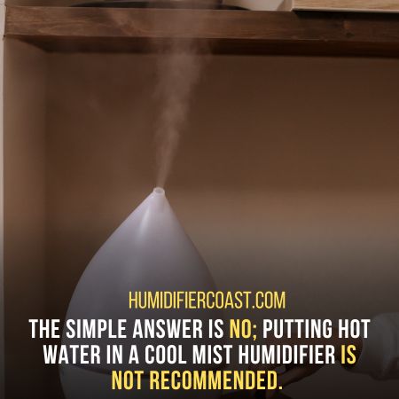 Can You Put Hot Water in Cool Mist Humidifier